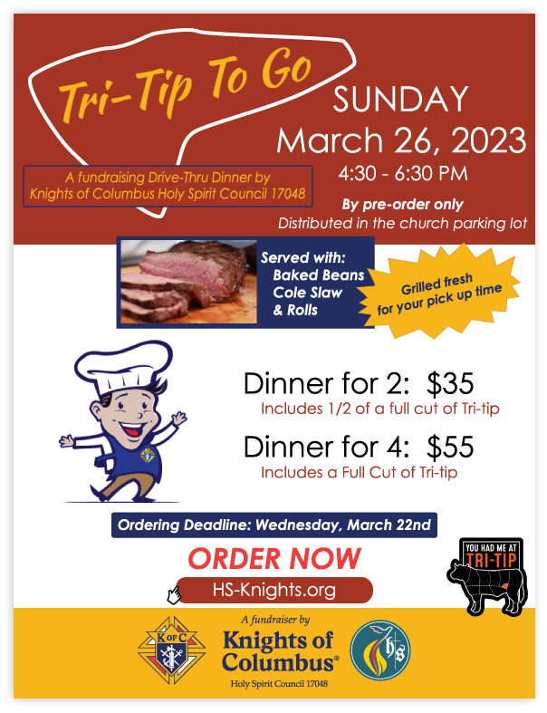 Tri-Tip To Go flyer