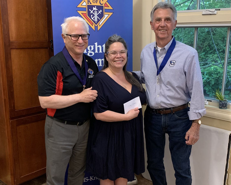 Presentation of Donation to Bishop Gallegos Maternity Home