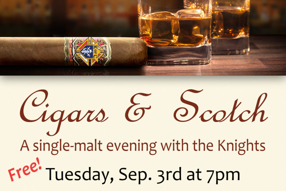 Cigars & Scotch badge